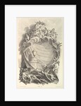 Frontispice pour le 'Tombeau de Guillaume III by Pierre-Louis de Surugue