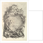 Frontispice pour le 'Tombeau de Guillaume III by Pierre-Louis de Surugue
