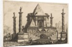 View of a Funerary Monument and Crypt, ca. 1760 by Pierre Moreau