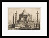 View of a Funerary Monument and Crypt, ca. 1760 by Pierre Moreau