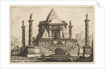 View of a Funerary Monument and Crypt, ca. 1760 by Pierre Moreau