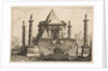 View of a Funerary Monument and Crypt, ca. 1760 by Pierre Moreau