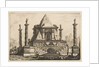 View of a Funerary Monument and Crypt, ca. 1760 by Pierre Moreau
