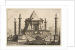 View of a Funerary Monument and Crypt, ca. 1760 by Pierre Moreau