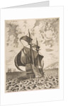 Armed Four-Master Sailing Towards a Port from The Sailing Vessels, 1561-65 by Frans Huys
