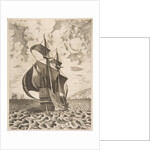Armed Four-Master Sailing Towards a Port from The Sailing Vessels, 1561-65 by Frans Huys