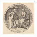 The Scolding Woman and the Cackling Hen, ca. 1568 by Jan Wierix