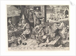 The Alchemist, after 1558 by Philip Galle