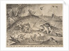 Big Fish Eat Little Fish, 1557 by Pieter van der Heyden/Pieter Bruegel the Elder