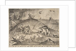 Big Fish Eat Little Fish, 1557 by Pieter van der Heyden/Pieter Bruegel the Elder