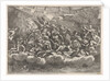 Gathering of various Olympian gods and mythological figures among clouds, Apollo at ce…, ca. 1680 by Pietro Santi Bartoli