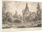 View of Tower near Blois, mid 18th century by Quentin Pierre Chedel