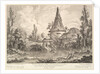View of Tower near Blois, mid 18th century by Quentin Pierre Chedel