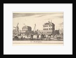 Winter Scene at the Blockhouse in Amsterdam, 17th century by Reinier Zeeman