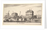 Winter Scene at the Blockhouse in Amsterdam, 17th century by Reinier Zeeman