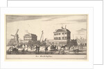Winter Scene at the Blockhouse in Amsterdam, 17th century by Reinier Zeeman