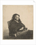 The Artist's Mother Seated at a Table Looking Right: Three-Quarter Length, ca. 1631 by Rembrandt Harmensz van Rijn