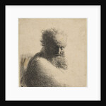 Bust of an Old Bearded Man Looking Down, Three-Quarters Right, 1631 by Rembrandt Harmensz van Rijn