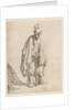 Beggar in a High Cap, Standing and Leaning on a Stick, ca. 1629 by Rembrandt Harmensz van Rijn