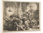 Christ Driving the Money-Changers from the Temple, 1635 by Rembrandt Harmensz van Rijn