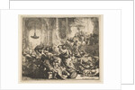 Christ Driving the Money-Changers from the Temple, 1635 by Rembrandt Harmensz van Rijn