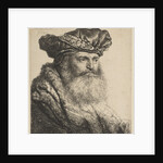 Bearded Man in a Velvet Cap with a Jewel Clasp, 1637 by Rembrandt Harmensz van Rijn
