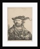 Self-Portrait in a Velvet Cap with Plume, 1638 by Rembrandt Harmensz van Rijn