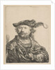Self-Portrait in a Velvet Cap with Plume, 1638 by Rembrandt Harmensz van Rijn