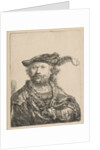 Self-Portrait in a Velvet Cap with Plume, 1638 by Rembrandt Harmensz van Rijn