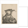 Self-Portrait in a Velvet Cap with Plume, 1638 by Rembrandt Harmensz van Rijn