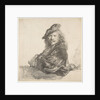 Self-Portrait, Leaning on a Stone Wall, 1639 by Rembrandt Harmensz van Rijn