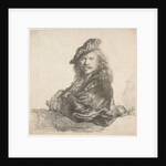 Self-Portrait, Leaning on a Stone Wall, 1639 by Rembrandt Harmensz van Rijn