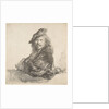 Self-Portrait, Leaning on a Stone Wall, 1639 by Rembrandt Harmensz van Rijn