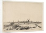 View of Amsterdam from the Northwest, ca. 1640 by Rembrandt Harmensz van Rijn