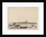 View of Amsterdam from the Northwest, ca. 1640 by Rembrandt Harmensz van Rijn