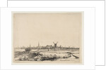 View of Amsterdam from the Northwest, ca. 1640 by Rembrandt Harmensz van Rijn