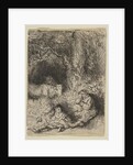 The Sleeping Herdsman, ca. 1644 by Rembrandt Harmensz van Rijn