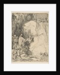 The Raising of Lazarus, small plate, 1642 by Rembrandt Harmensz van Rijn