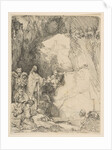 The Raising of Lazarus, small plate, 1642 by Rembrandt Harmensz van Rijn