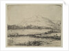 Canal with an Angler and Two Swans, 1650 by Rembrandt Harmensz van Rijn