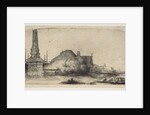 Cottage and Boundary Post on the Spaarndammerdijk, ca. 1650 by Rembrandt Harmensz van Rijn