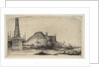 Cottage and Boundary Post on the Spaarndammerdijk, ca. 1650 by Rembrandt Harmensz van Rijn
