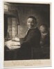 Lieven Willemsz van Coppenol with his Grandson, ca. 1658 by Rembrandt Harmensz van Rijn
