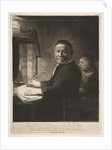 Lieven Willemsz van Coppenol with his Grandson, ca. 1658 by Rembrandt Harmensz van Rijn