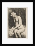 Woman Bathing Her Feet at a Brook, 1658 by Rembrandt Harmensz van Rijn