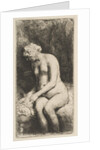 Woman Bathing Her Feet at a Brook, 1658 by Rembrandt Harmensz van Rijn