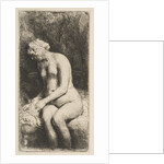 Woman Bathing Her Feet at a Brook, 1658 by Rembrandt Harmensz van Rijn