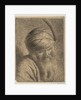 Bust of a Man in a Feathered Turban and Long Beard by Circle of Rembrandt