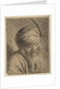 Bust of a Man in a Feathered Turban and Long Beard by Circle of Rembrandt