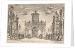 First interlude: palace of fame, from the series 'S…, 1608 by Remigio Cantagallina